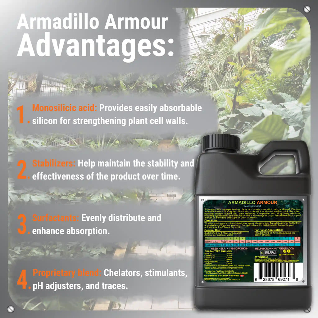 Cronk Armadillo Armour | Silica for Stronger Plants