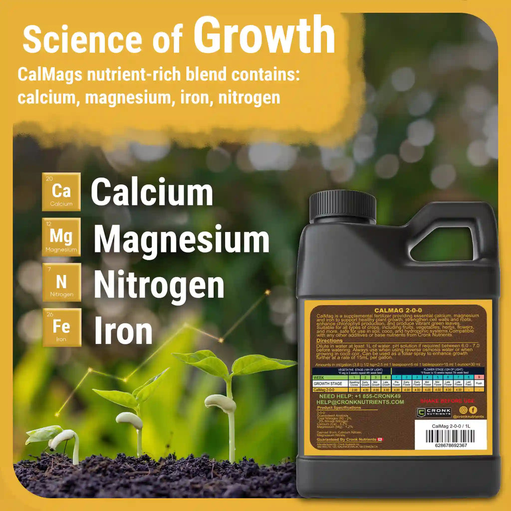 Cronk CalMag 2-0-0 | Calcium Magnesium Iron Supplement