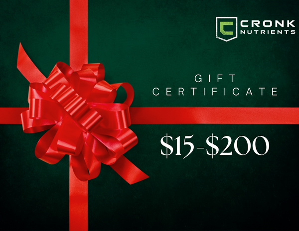 Cronk Nutrients Gift Cards: The Perfect Present for Garden Enthusiasts