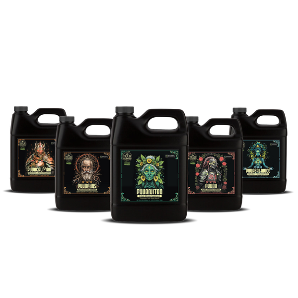PuurGrow Kit – Complete 5-Part Organic Nutrient System for Soil, Coco & Hydroponics