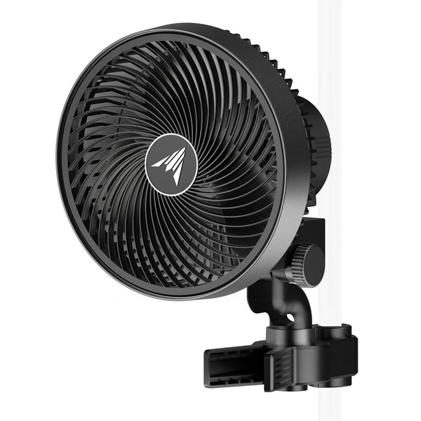CLOUDRAY S6, Gen 2 Grow Tent Clip Fan 6” with Long-Life EC Motor, 10-Level Dynamic Wind Modes & Fan Speeds, 10-Level Auto Oscillation